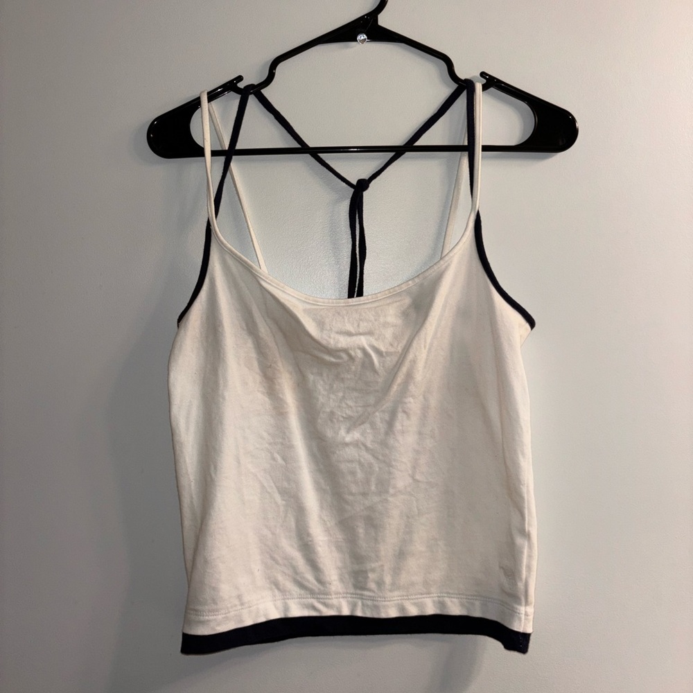 white and navy urban outfitters tank - Picture 1 of 3